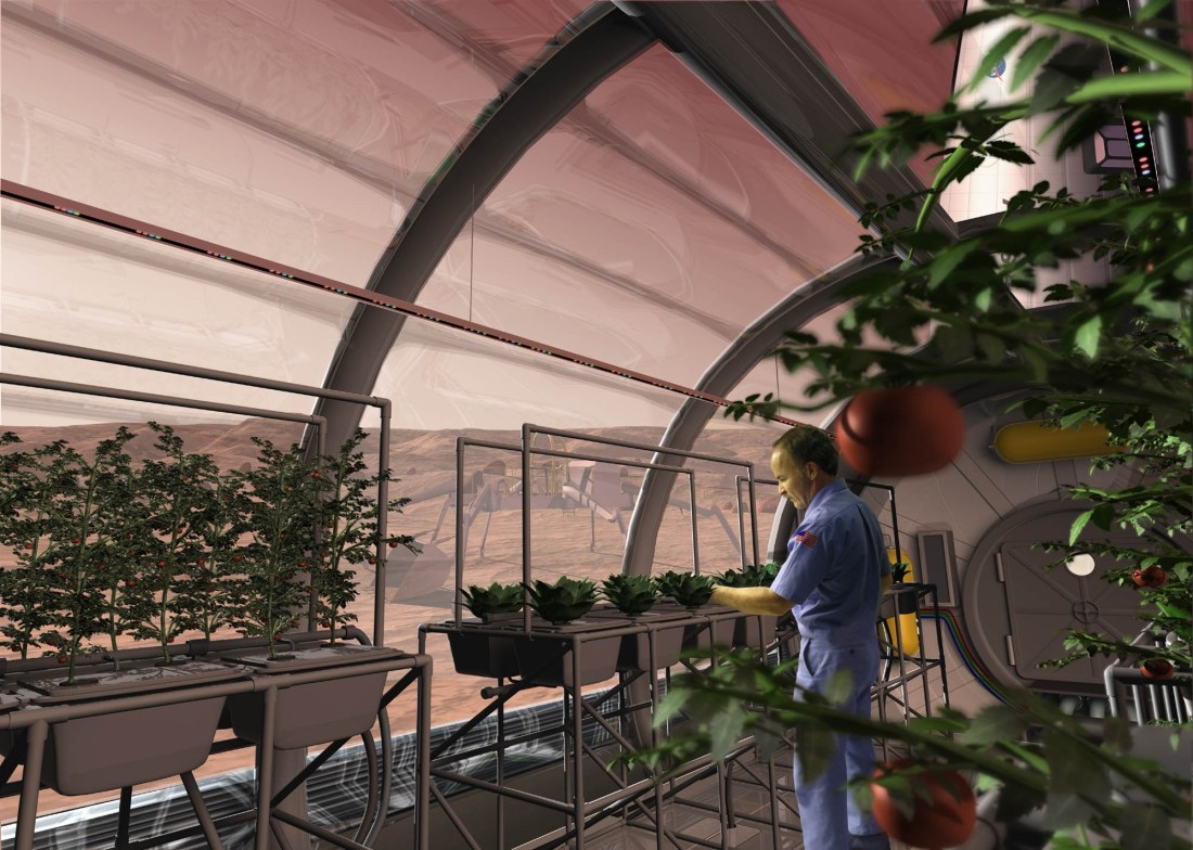 Next Modern Agrospace For Basic Supply Outside Earth
